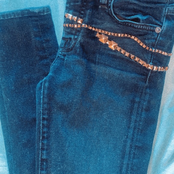 7 for all mankind Skinny jeans w/studs - Picture 1 of 6